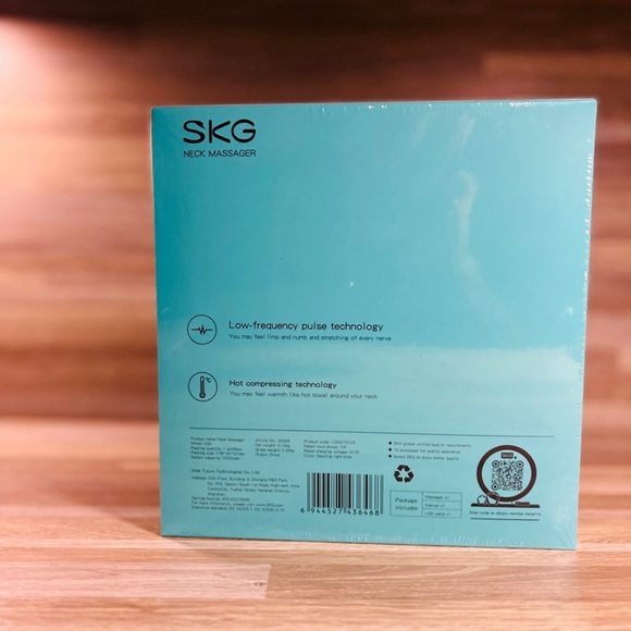 SKG Neck Massager with Heat, Electric Intelligent Neck Massager for Pain Relief, - Picture 4 of 6